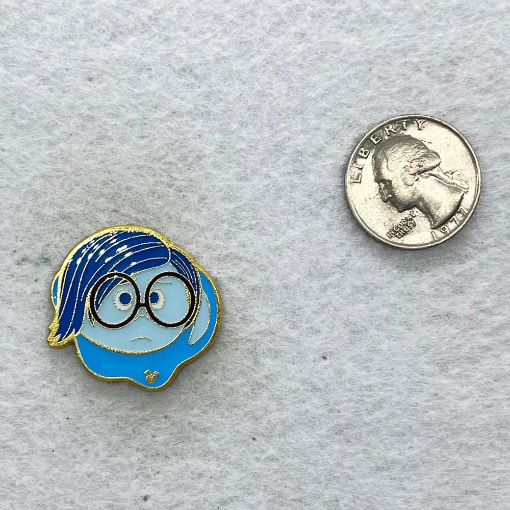 🔮 5/$25 Disney Color Palette Inside Out Sadness Light Blue Paint Pin